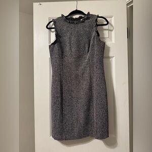 LOFT Charcoal Sleeveless Dress